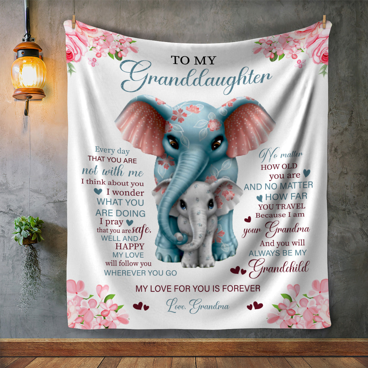 My Little Elephant - Cozy Plush Fleece Blanket