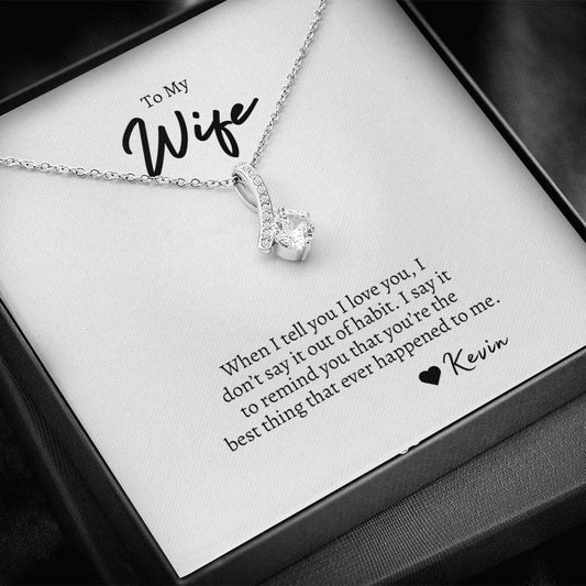 To My Wife | Alluring Beauty Necklace